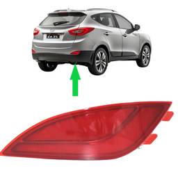 Lente Refletor Parachoque Traseiro Direito Ix35 2010 a 2022