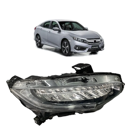 Farol Direito Civic 2017 2018 a 2021 C / Led