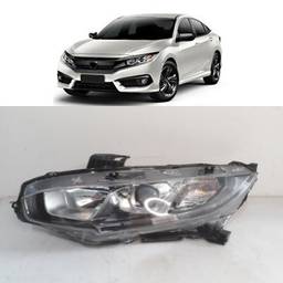 Farol Esquerdo Civic 2017 2018 a 2021 
