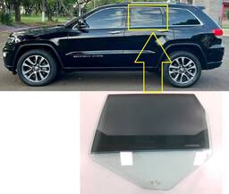 Vidro Porta Traseira Esquerda Grand Cherokee 2011 a 2021