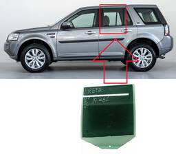 Vidro Porta Traseira Esquerda Freelander 2 2007 a 2015