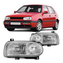 Farol Direito Golf 1995 a 1998 Mexicano Gti Foco Duplo