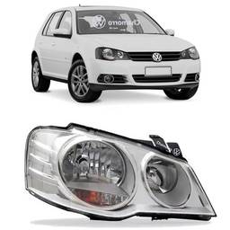 Farol Direito Golf 2008 a 2013 Cromado ORIGINAL