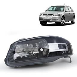 Farol Esquerdo Gol Saveiro Parati G4 Masc Negra