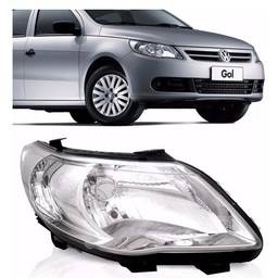 Farol Direito Gol Saveiro Voyage G5 Foco Simples