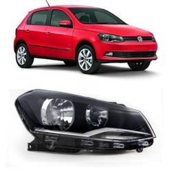 Farol Direito Gol Voyage G6 FocoDuplo Friso Cromado ORG/USAD