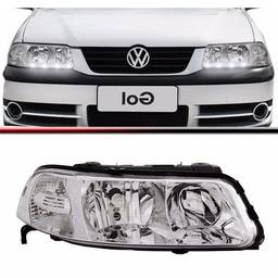 Farol Direito Gol Saveiro Parati G3 Foco Duplo Crom