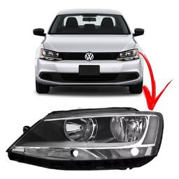 Farol Esquerdo Jetta 2011 2012 a 2018 S/ Led