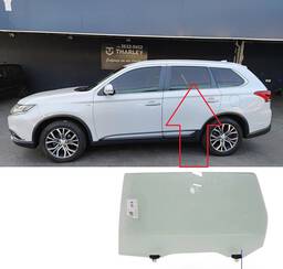 Vidro Porta Traseira Esquerda Outlander 2014 a 2022