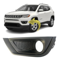 Grade Moldura Milha Esquerdo Jeep Compass 2017 2018 a 2021