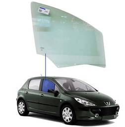 Vidro Porta Dianteira Direita Peugeot 307 2001 a 2012