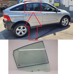 VIDRO PORTA TRASEIRA DIREITA SSANGYONG ACTYON 2008 A 2012