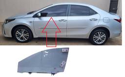 Vidro Porta Dianteira Esquerda Corolla 2015 a 2019