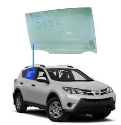 Vidro Porta Traseira Direita Toyota RAV4 2013 2014 a 2018