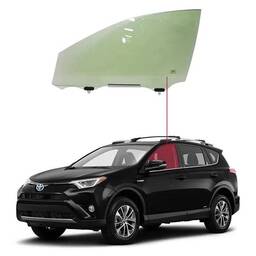 Vidro Porta Dianteira Esquerda Toyota RAV4 2013 a 2018