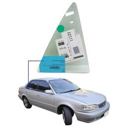 Vidro Porta Traseira Direita (Fixo) Corolla 1998 a 2002