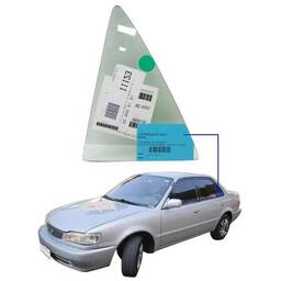 VIDRO PORTA TRASEIRA ESQUERDA (FIXO) COROLLA 1998 A 2002