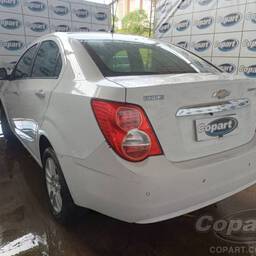 SUCATA GM Sonic 2013 1.6 16v Ltz Aut. 5p - Branco/Preto/Vermelho/Cinza PARA RETIRADA DE PEÇAS