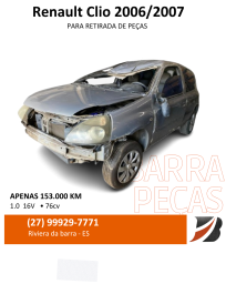 Renault Renault Clio 2007 1.0 16v Authentique Hi-flex 3p 2007
