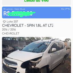 Chevrolet Chevrolet Spin 2016 1.8 Ltz 7l Aut. 5p 2016