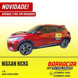 SUCATANissan Kicks 2024 1.6 Sense 16V Cvt 5P  PARA RETIRADA DE PEÇAS