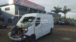 Renault Renault Master FurgãO 2014 2.3 Grand L2h2 5p - Branco/Preto/Vermelho/Cinza 2014