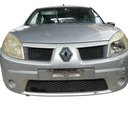 Renault Renault Sandero 2009 1.0 16v Expression Hi-flex 5p - Branco/Preto/Vermelho/Cinza 2009
